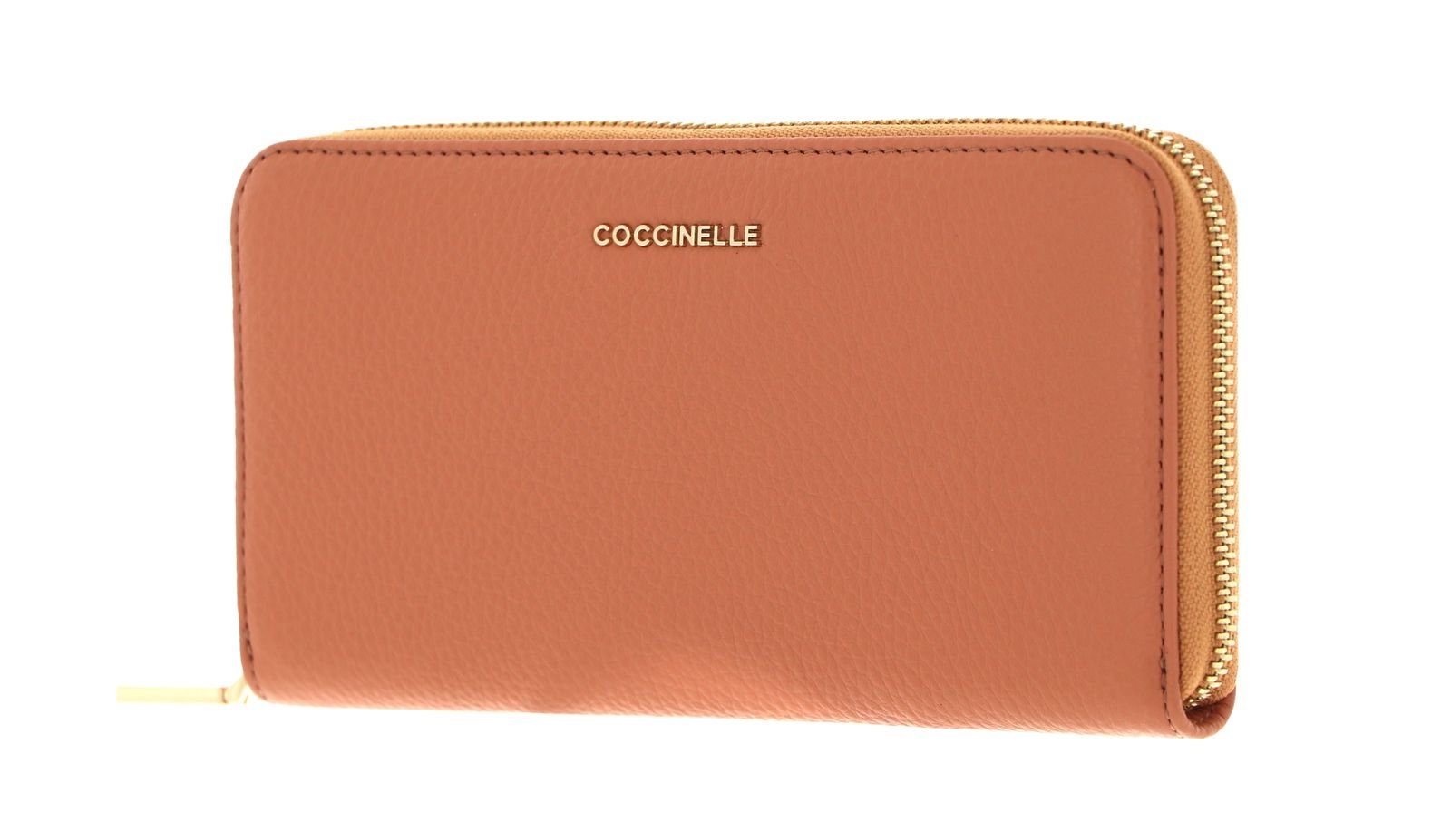 COCCINELLE Geldbörse Metallic Soft, aus echtem günstig online kaufen
