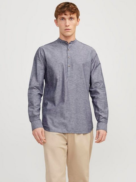 Jack & Jones Langarmhemd JJESUMMER TUNIC LINEN BLEND SHIRT LS SN günstig online kaufen