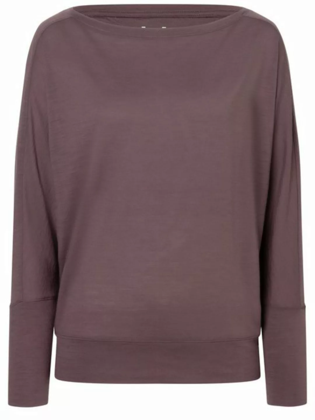 SUPER.NATURAL Langarmshirt für Damen aus Merino W KULA TOP mit leichten Fle günstig online kaufen