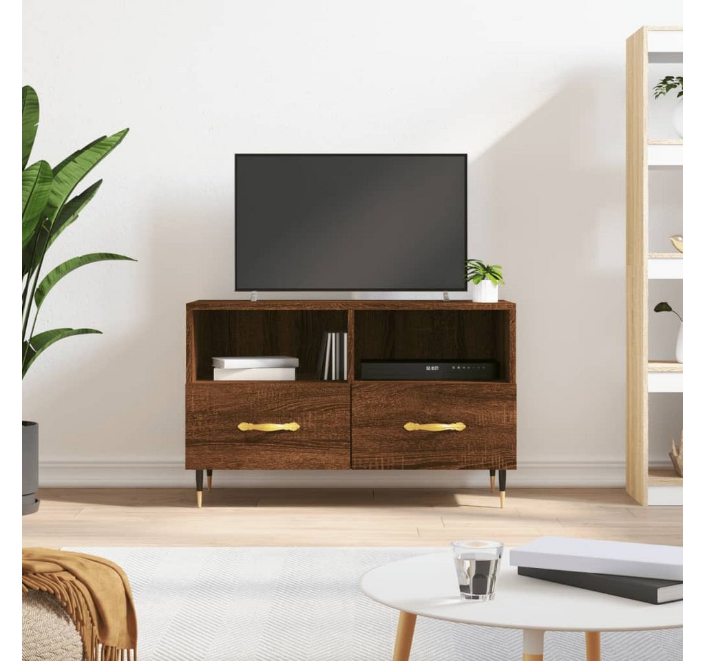 vidaXL TV-Schrank TV-Schrank Braun Eichen-Optik 80x36x50 cm Spanplatte günstig online kaufen