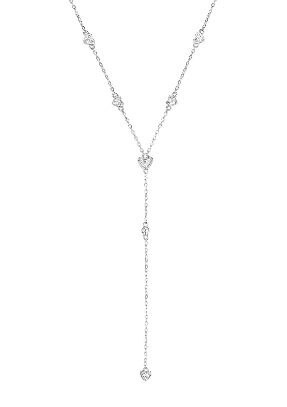 Hey Happiness Y-Kette Herzkette, Silber 925 günstig online kaufen