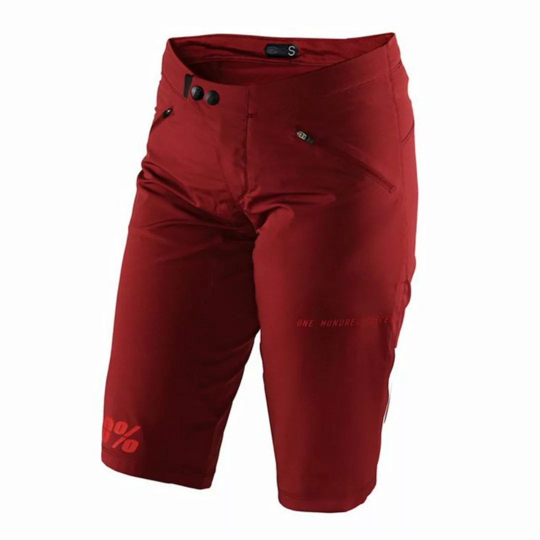 100% Fahrradhose 100% Ridecamp Damen Short - Rot 36 - XL günstig online kaufen