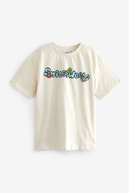 Next T-Shirt Übergroßes T-Shirt Smiley World (1-tlg) günstig online kaufen