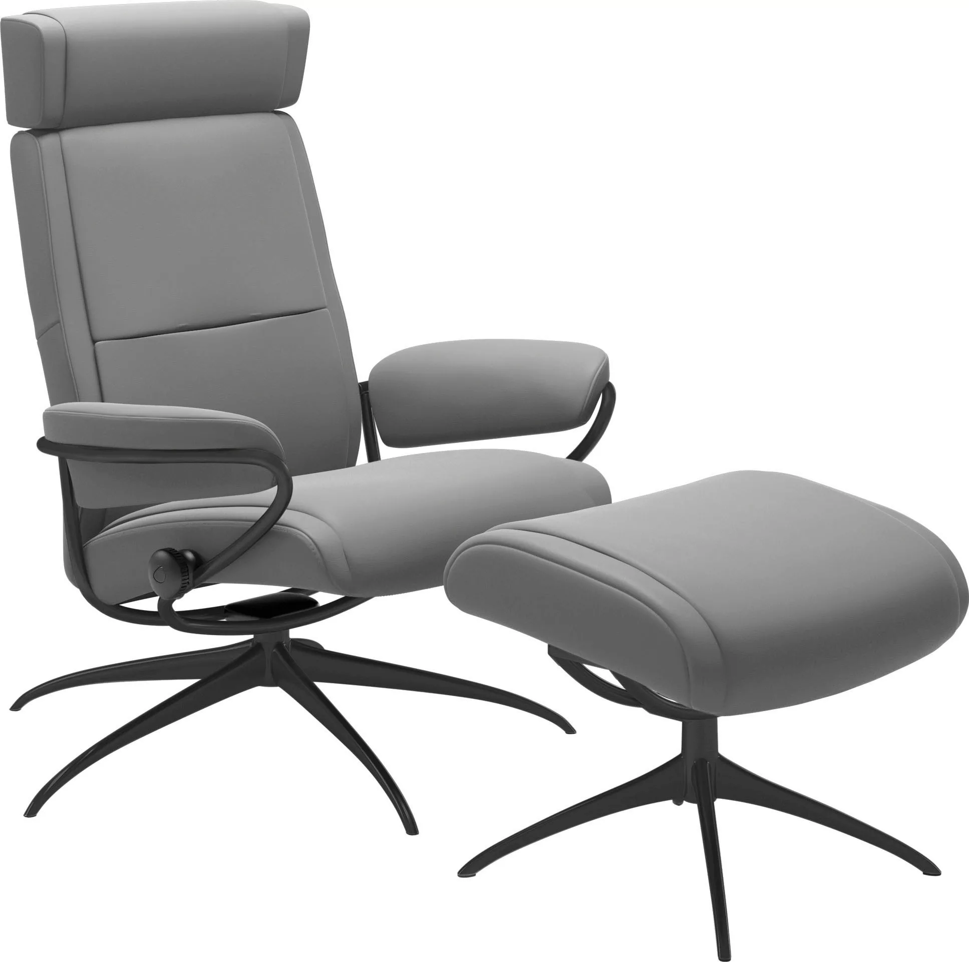 Stressless® Relaxsessel »Paris«, (Set, Relaxsessel mit Hocker), mit Hocker, günstig online kaufen