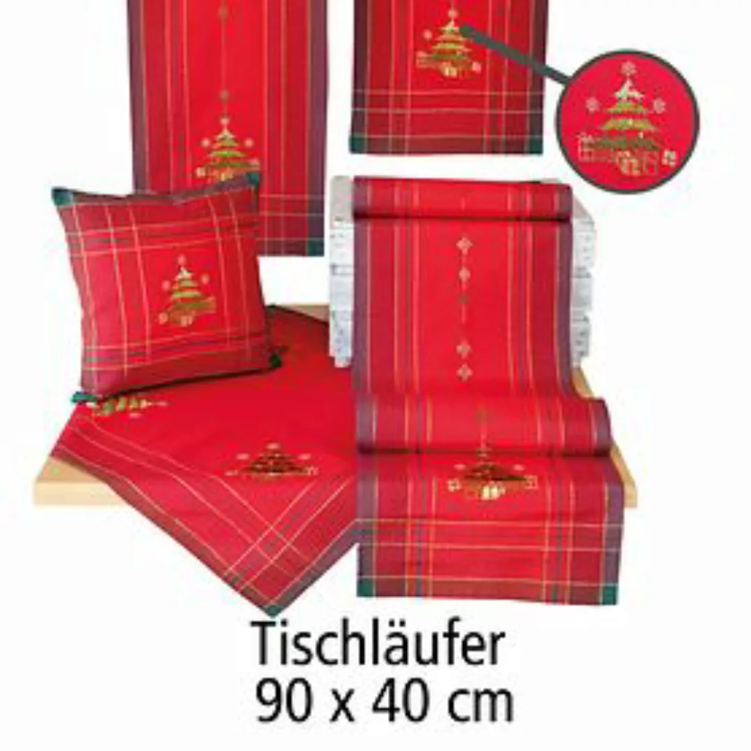 Tischläufer 'Weihnachtsbaum' 90x40 günstig online kaufen