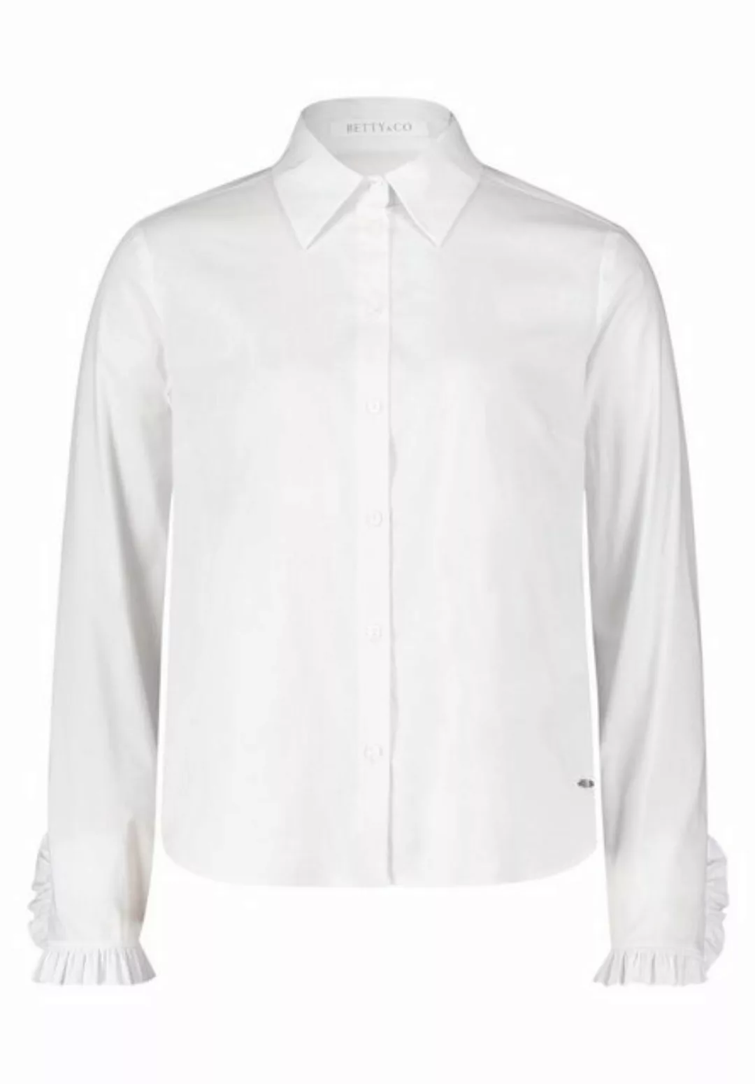 Betty&Co Blusenshirt Bluse Lang 1/1 Arm, Bright White günstig online kaufen