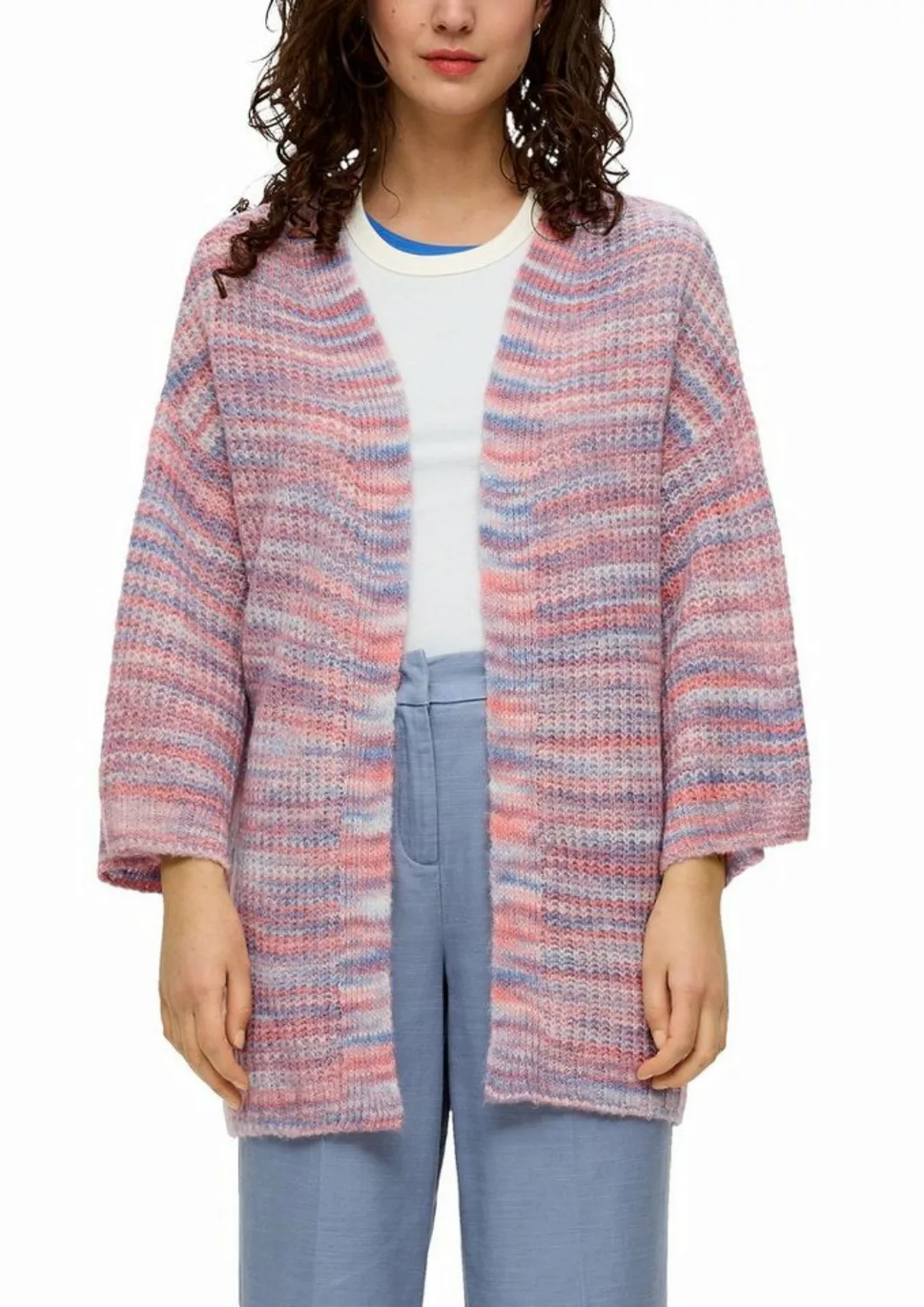 s.Oliver Cardigan in Woll-Optik und 3/4 Arm günstig online kaufen