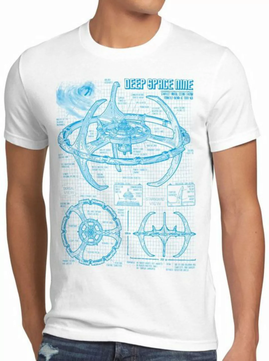 style3 Print-Shirt Herren T-Shirt Deep Space Nine trek trekkie star sternen günstig online kaufen