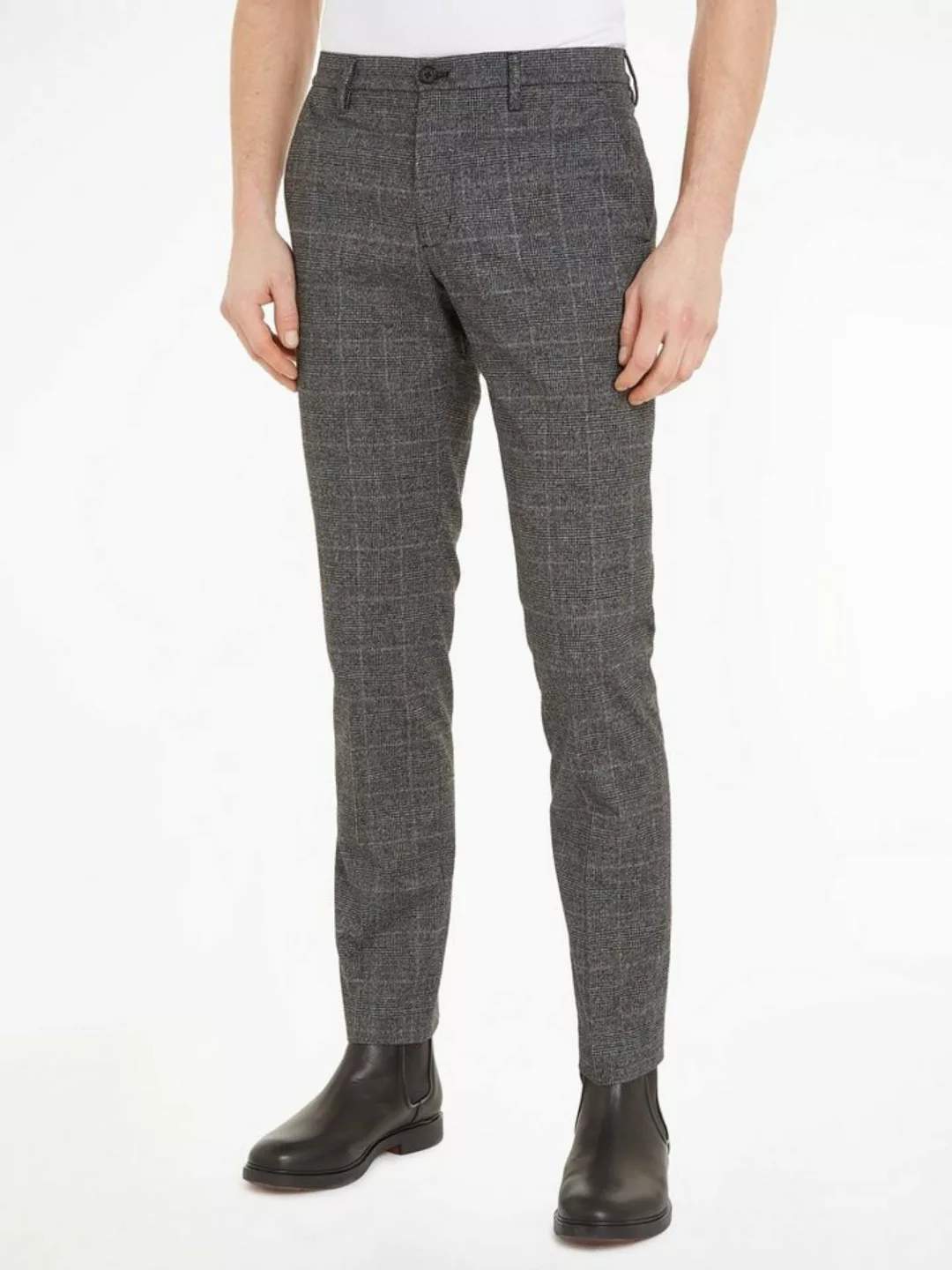 Tommy Hilfiger 5-Pocket-Hose DENTON BRUSHED CHECK günstig online kaufen