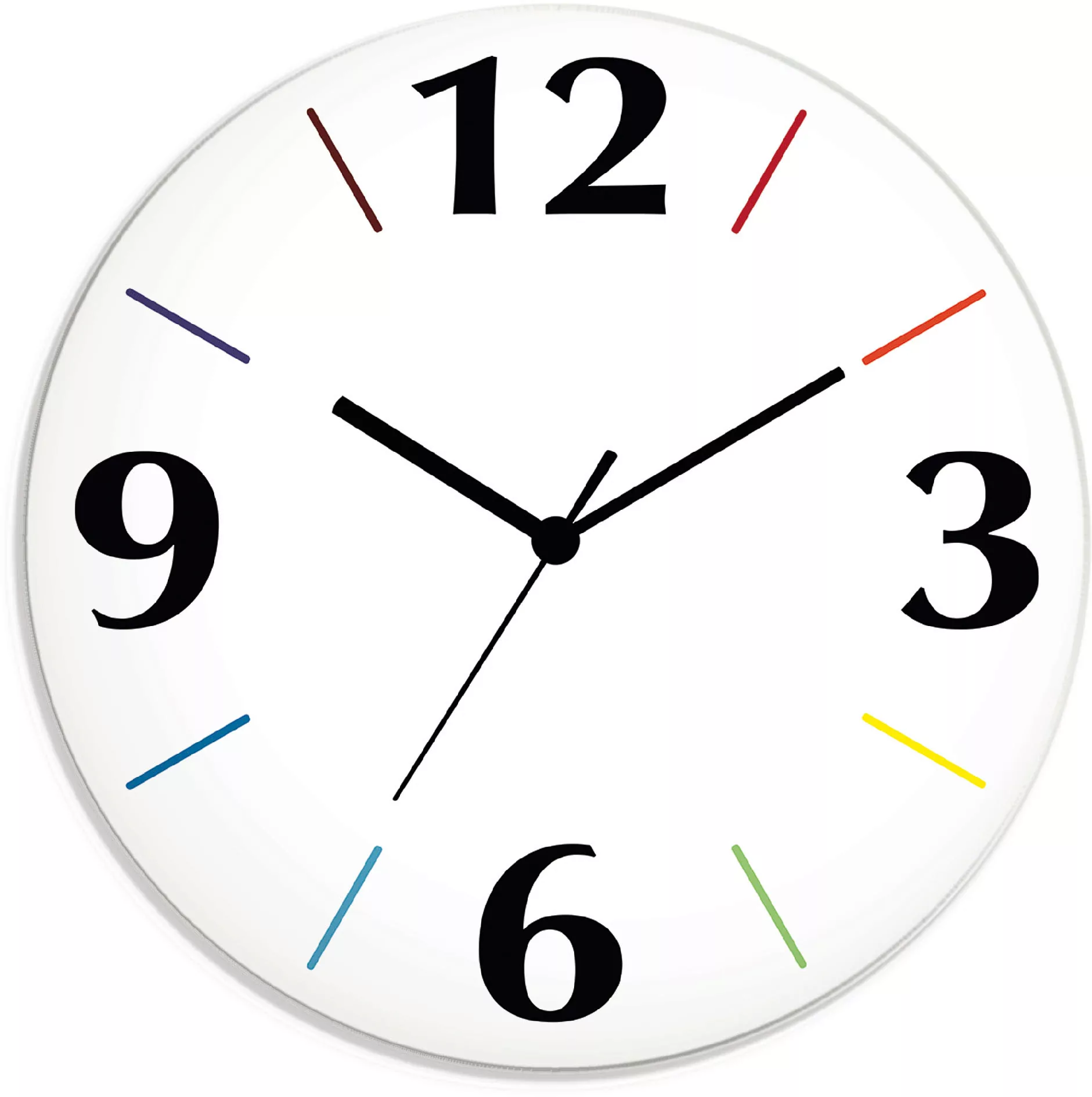 Artland Wanduhr "Trendfarben", wahlweise mit Quarz- oder Funkuhrwerk, lautl günstig online kaufen