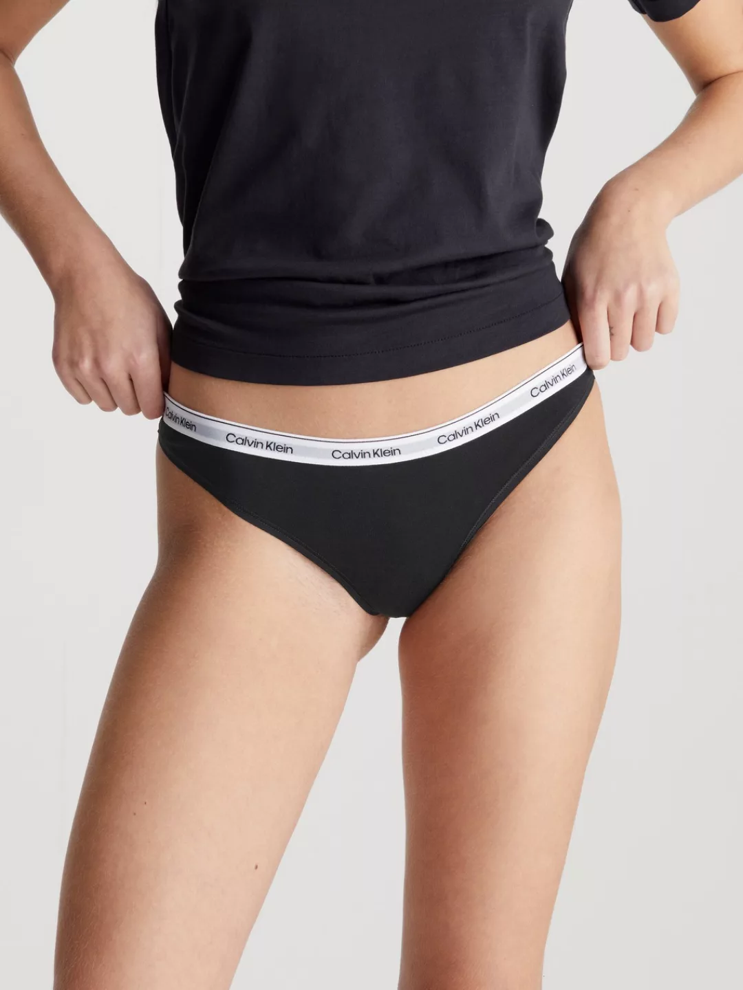 Calvin Klein Underwear Tanga "THONG (LOW-RISE)", mit Logobund günstig online kaufen