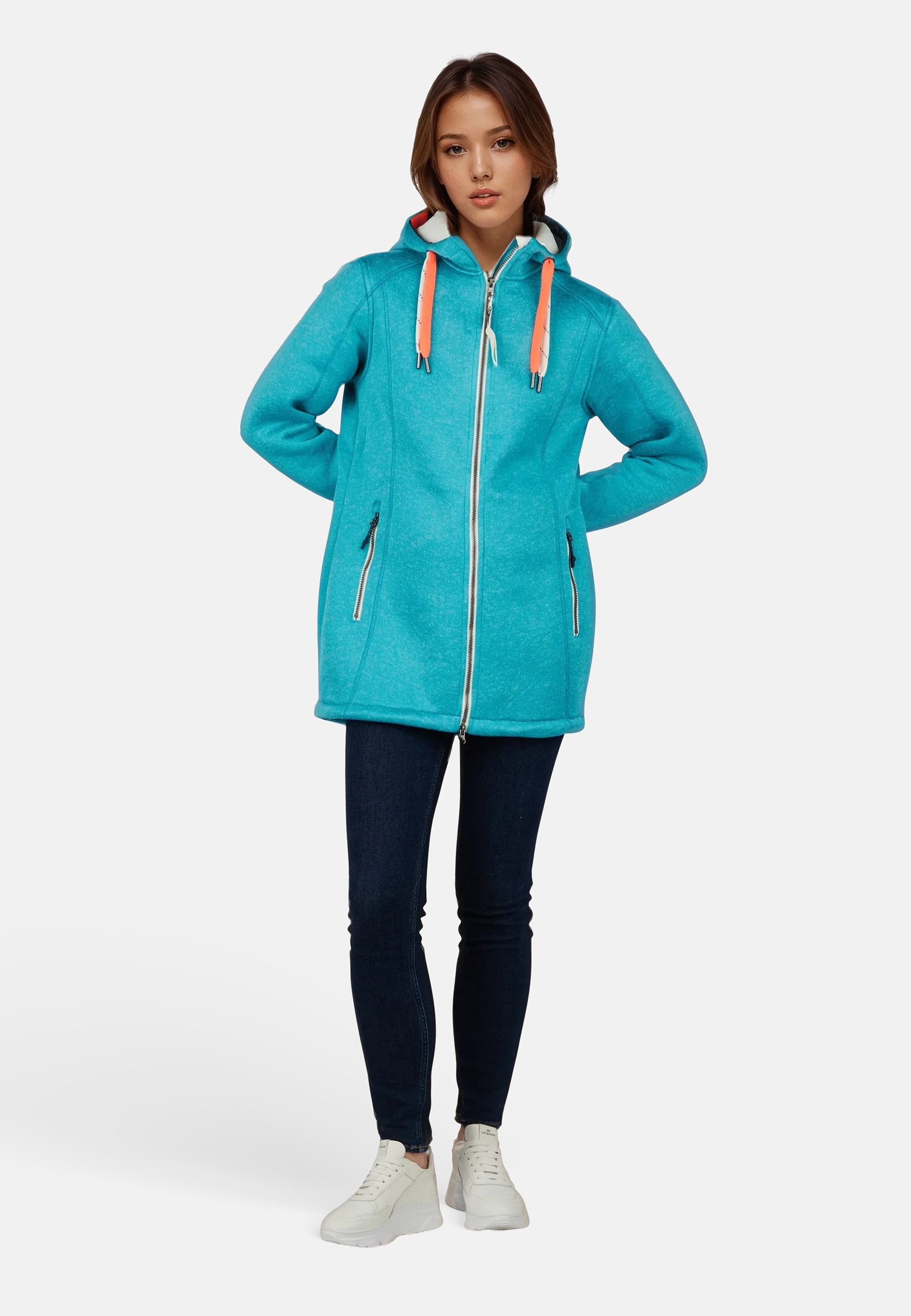 salzhaut Strickmantel TÄRGERN Damen Relaxed-Fit günstig online kaufen