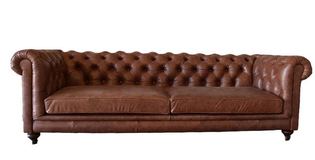 Xlmoebel Bett Dreisitzer Chesterfield-Sofa mit Polsterung aus Stoff und Led günstig online kaufen