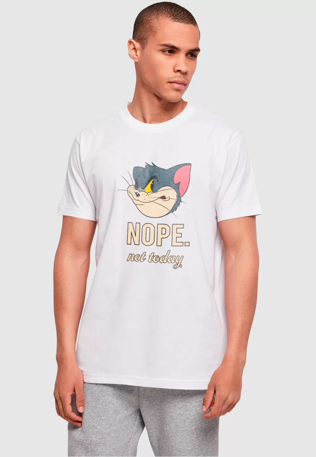 ABSOLUTE CULT T-Shirt "ABSOLUTE CULT Herren Tom and Jerry - Nope Not Today günstig online kaufen
