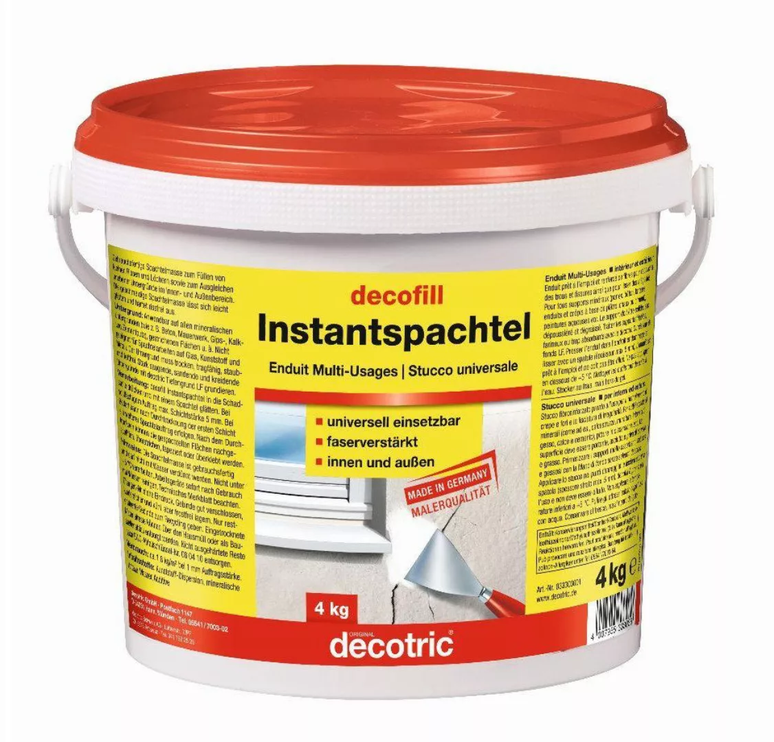 decotric® Spachtelmasse Decotric Decofill Instantspachtel 4 günstig online kaufen