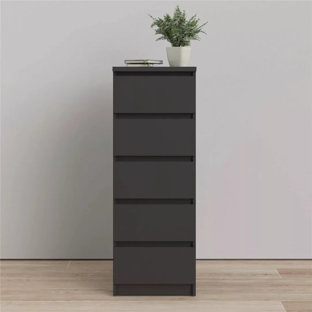 INOSIGN Highboard "Naia, Hockkommode mit 5 Schubkästen", abgerundete Schubl günstig online kaufen