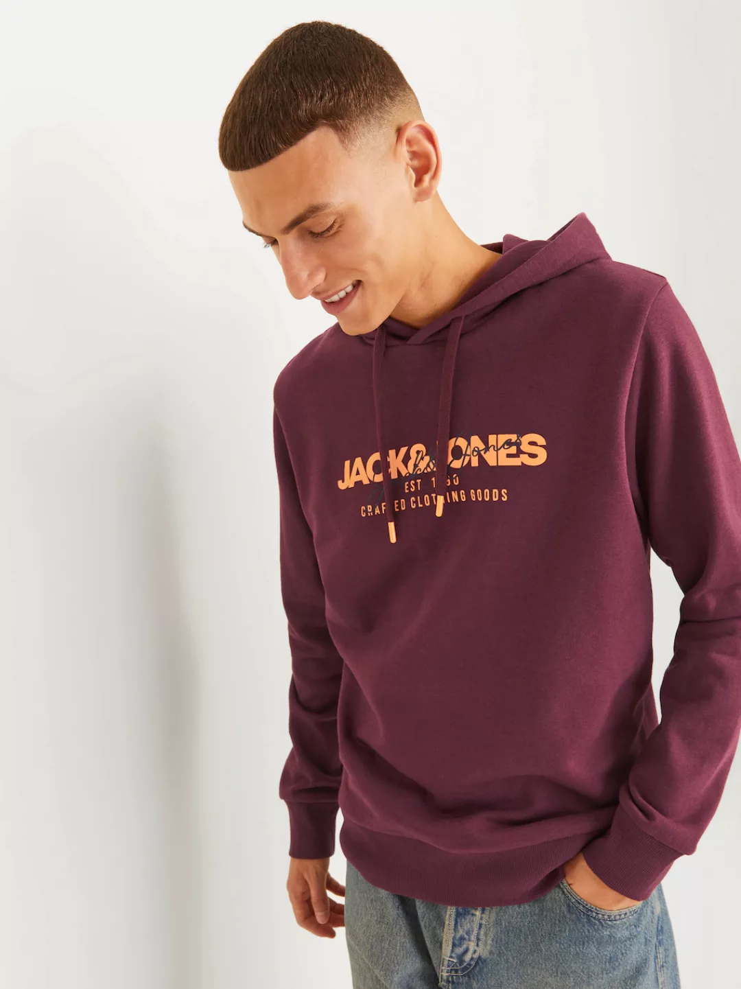 Jack & Jones Kapuzensweatshirt JJALVIS SWEAT HOOD günstig online kaufen