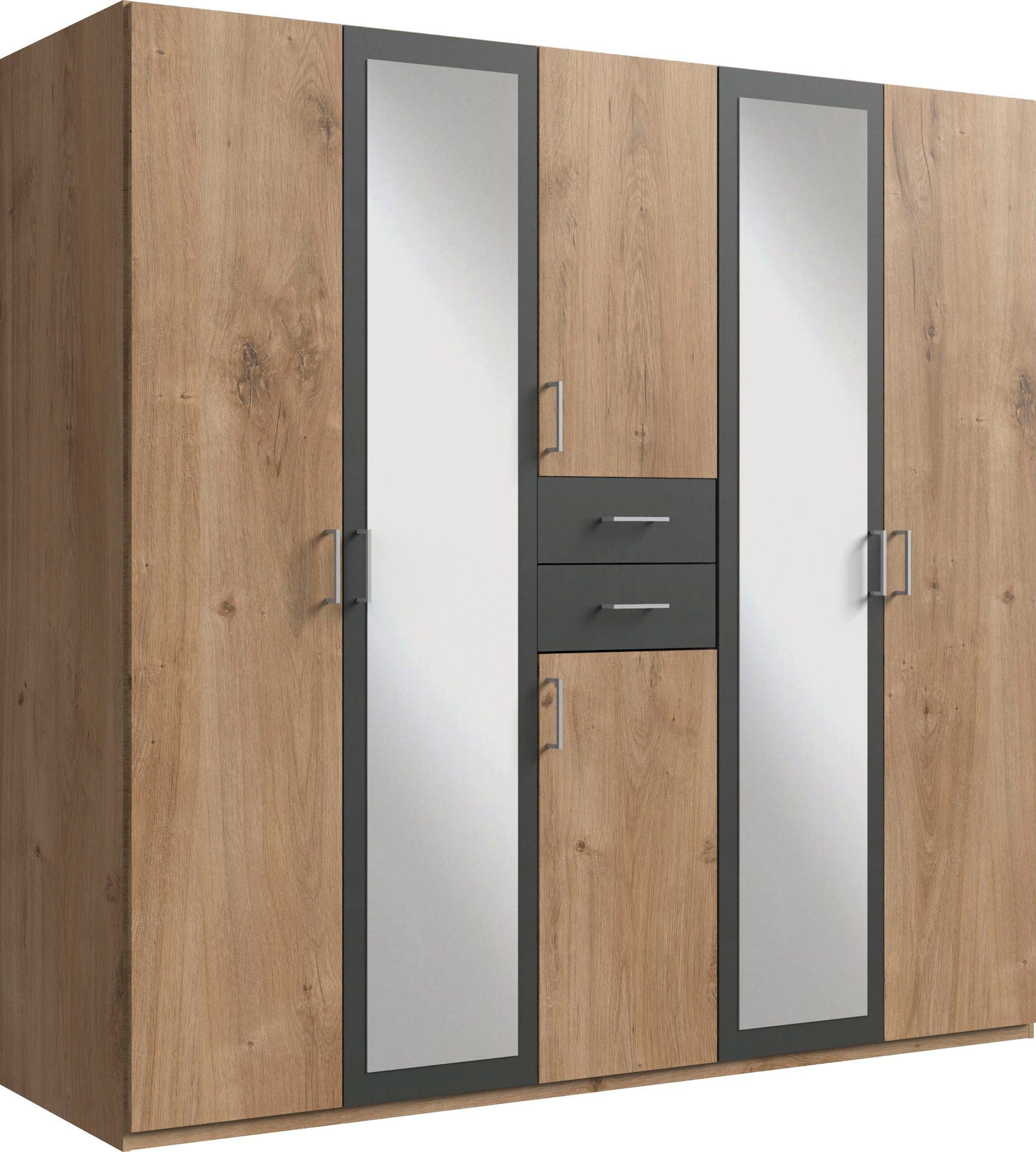 Wimex Kleiderschrank "Diver Drehtürenschrank mit Spiegel, 180, 225 o. 270cm günstig online kaufen