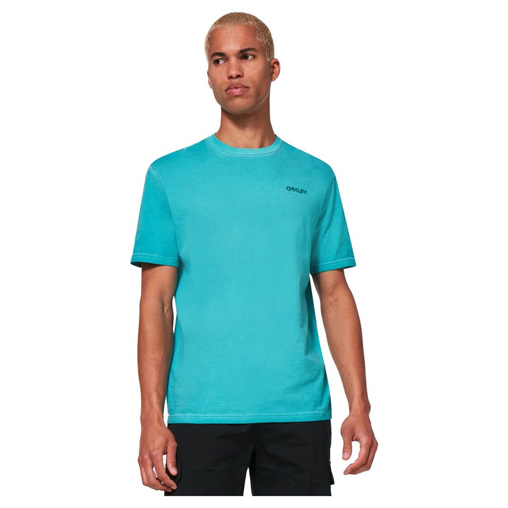 Oakley Apparel Overdyed B1b Logo Kurzärmeliges T-shirt M Green Lake günstig online kaufen