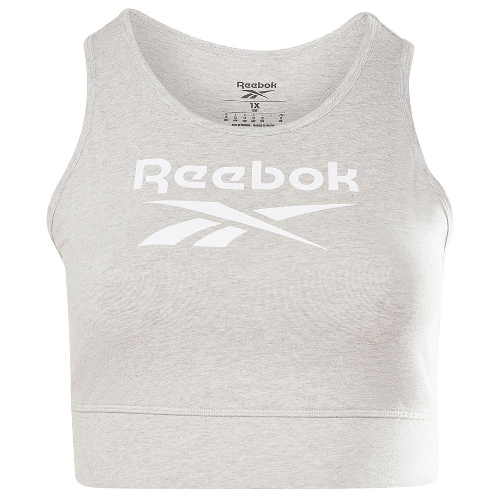 Reebok Ri Bl Cotton In Big Bh 2X Medium Grey Heather / White günstig online kaufen