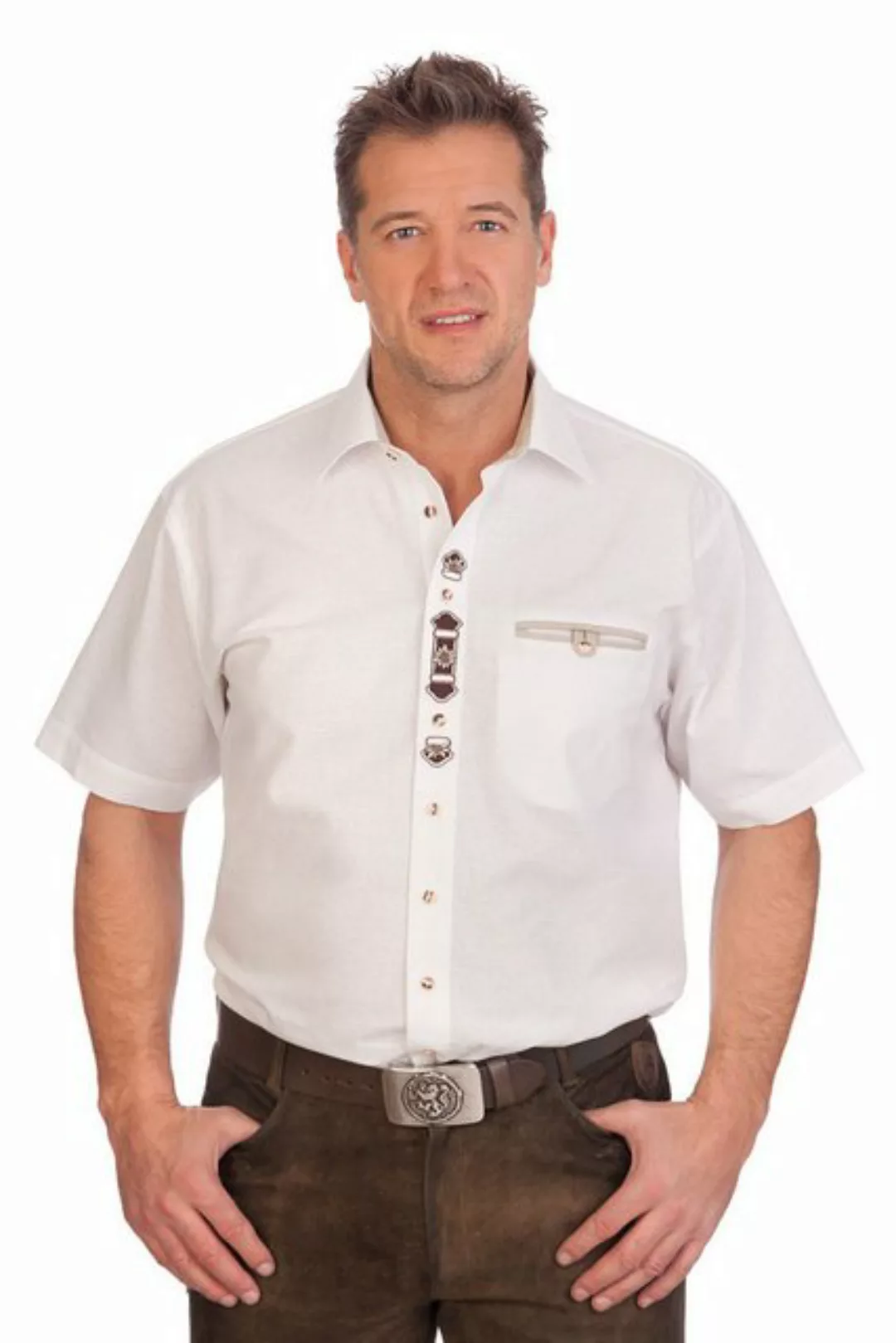 orbis Trachtenhemd Trachtenhemd - H1620 - weiß günstig online kaufen