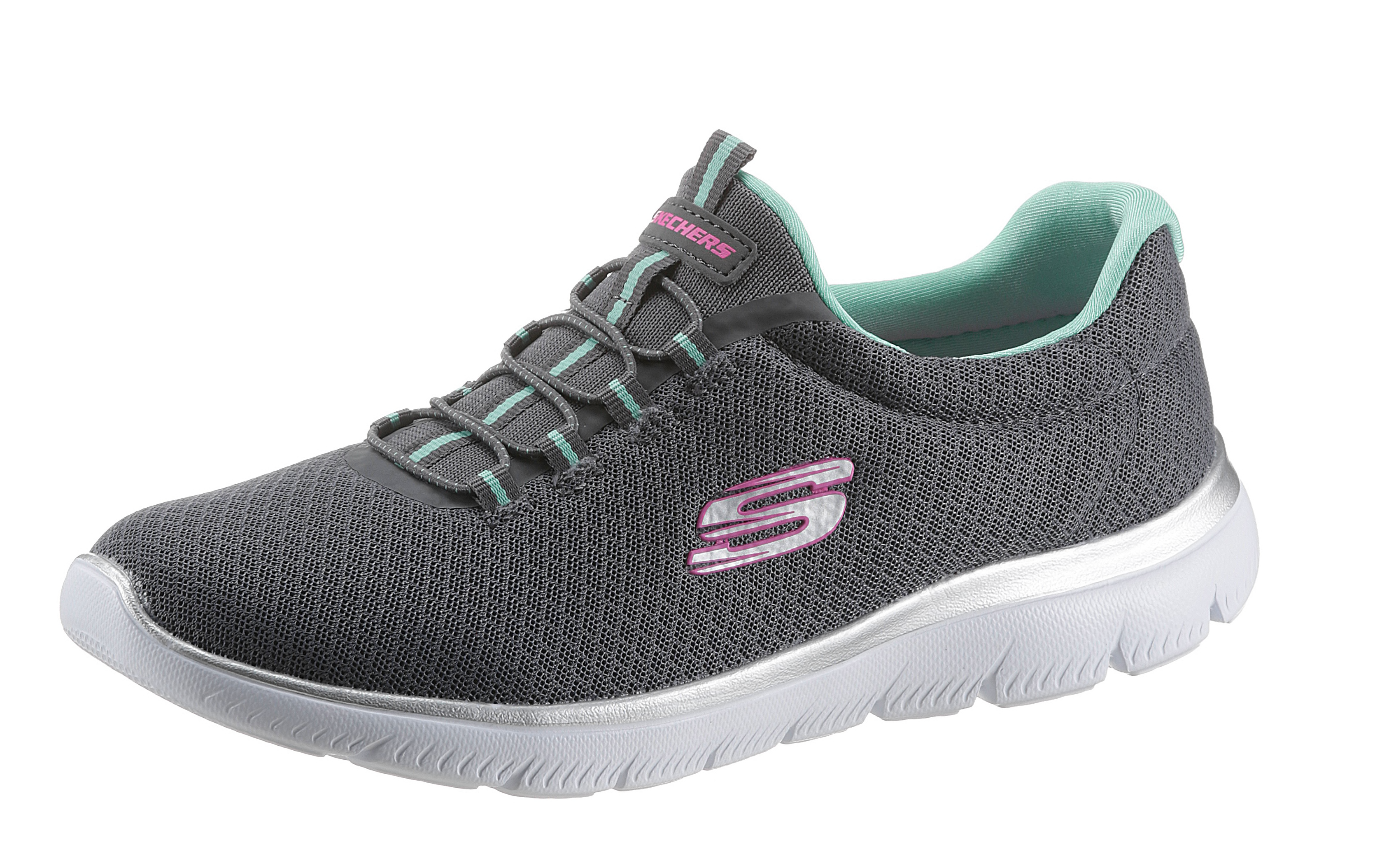 Skechers Slip-On Sneaker "SUMMITS", mit dezenten Kontrast-Details günstig online kaufen
