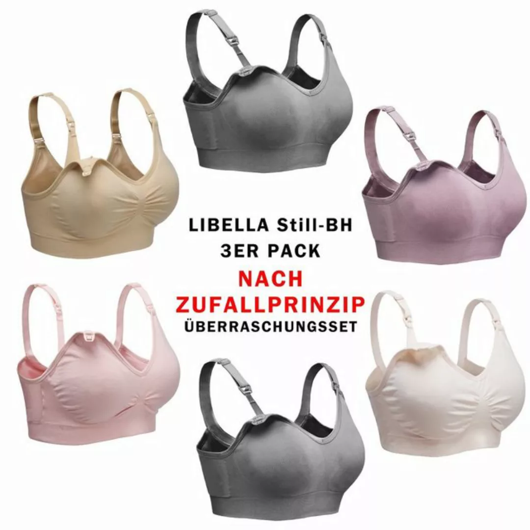 Libella Set: Still-BH 3710-3er (3er-Pack) Schwangerschafts-BH ohne Bügel Ge günstig online kaufen