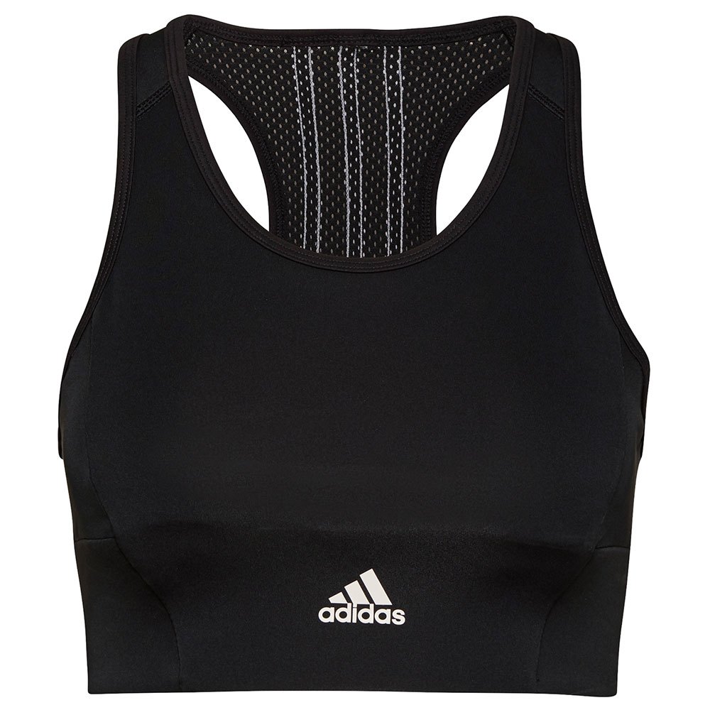 Adidas 3 Stripes Crop-top L Black / White günstig online kaufen