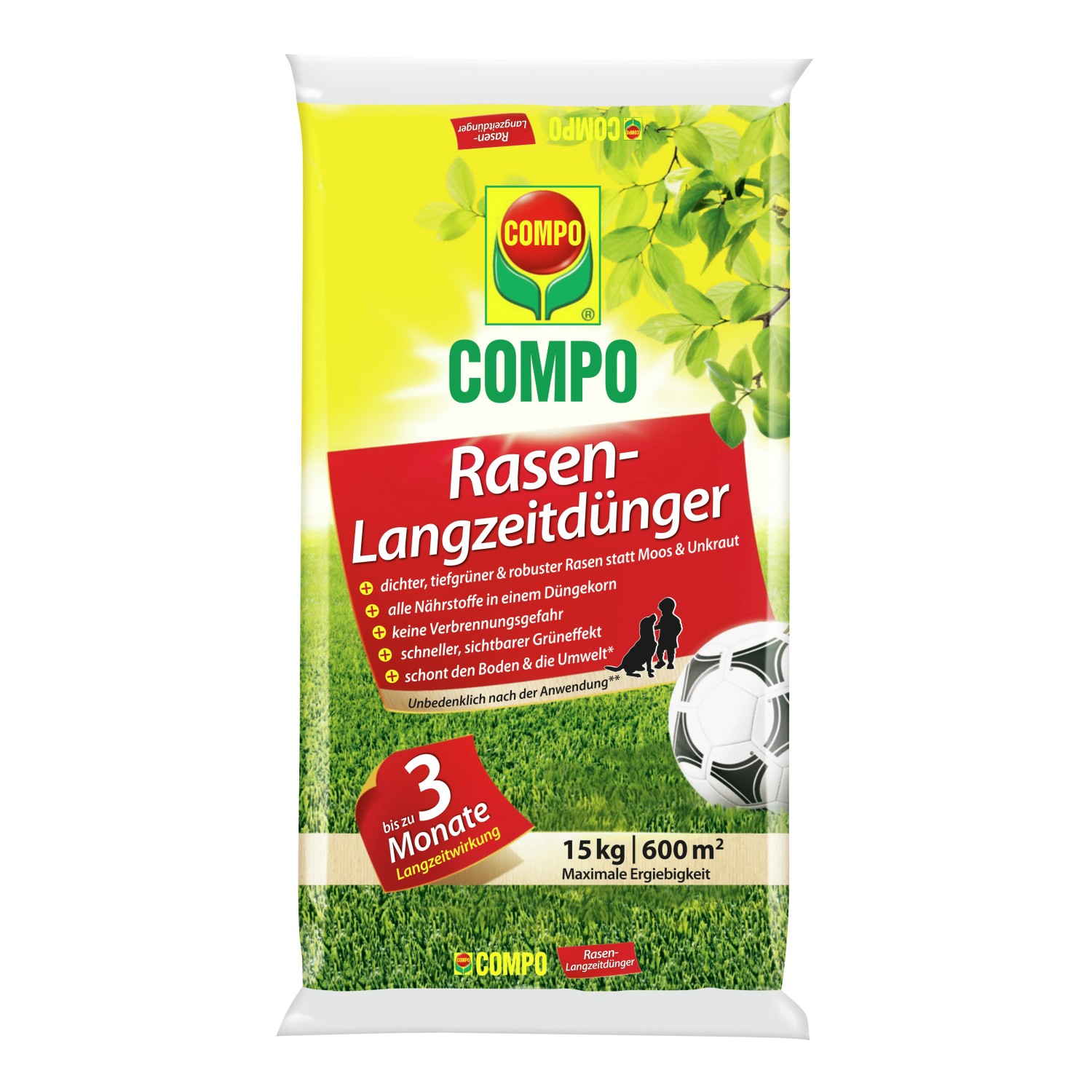 Compo Rasen-Langzeitdünger 15 kg günstig online kaufen