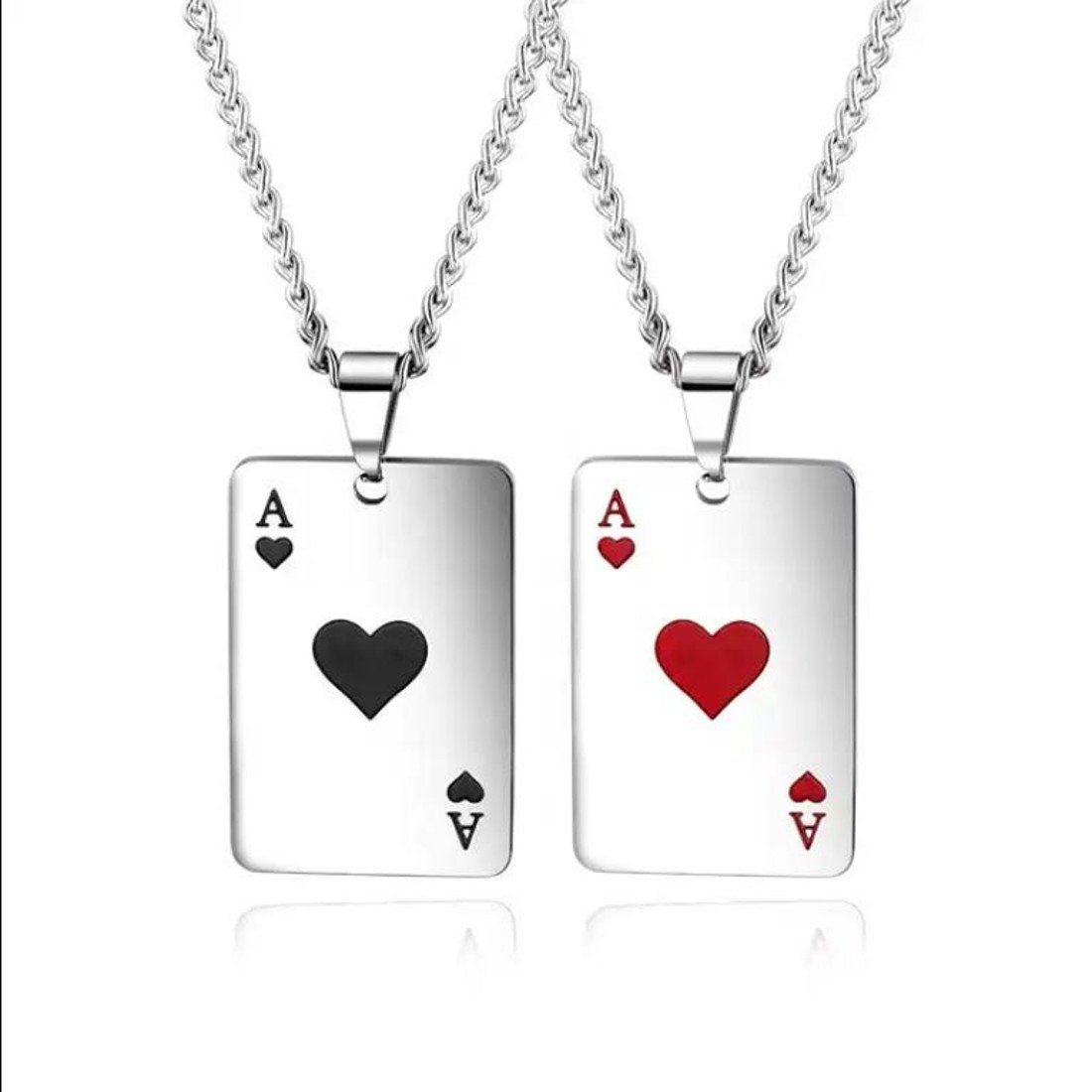Sanixa Schmuckset Partnerketten Set Silber Paarschmuck günstig online kaufen