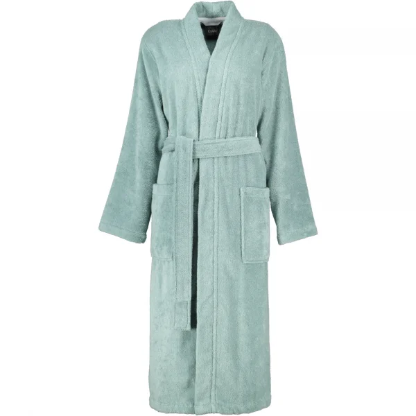 Cawö Home Bademäntel Damen Kimono Uni 826 - Farbe: fjord - 47 günstig online kaufen