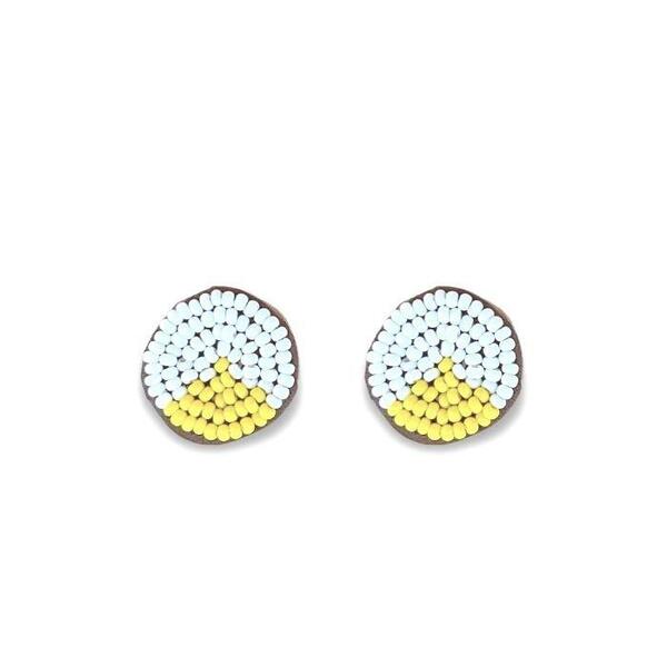 Ohrstecker - Circle Wedge Dots - Perlenohrstecker günstig online kaufen