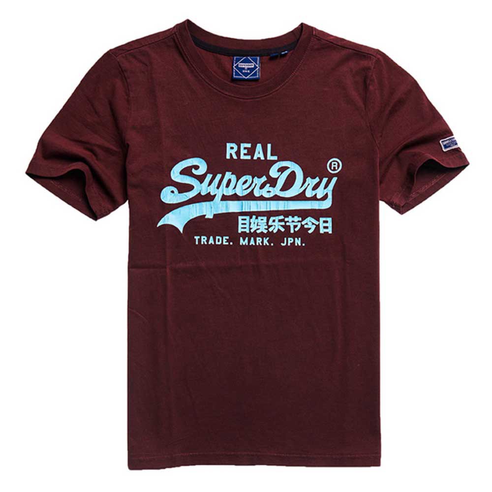 Superdry Vintage Logo Ac Kurzarm T-shirt XS Rich Deep Burgundy günstig online kaufen