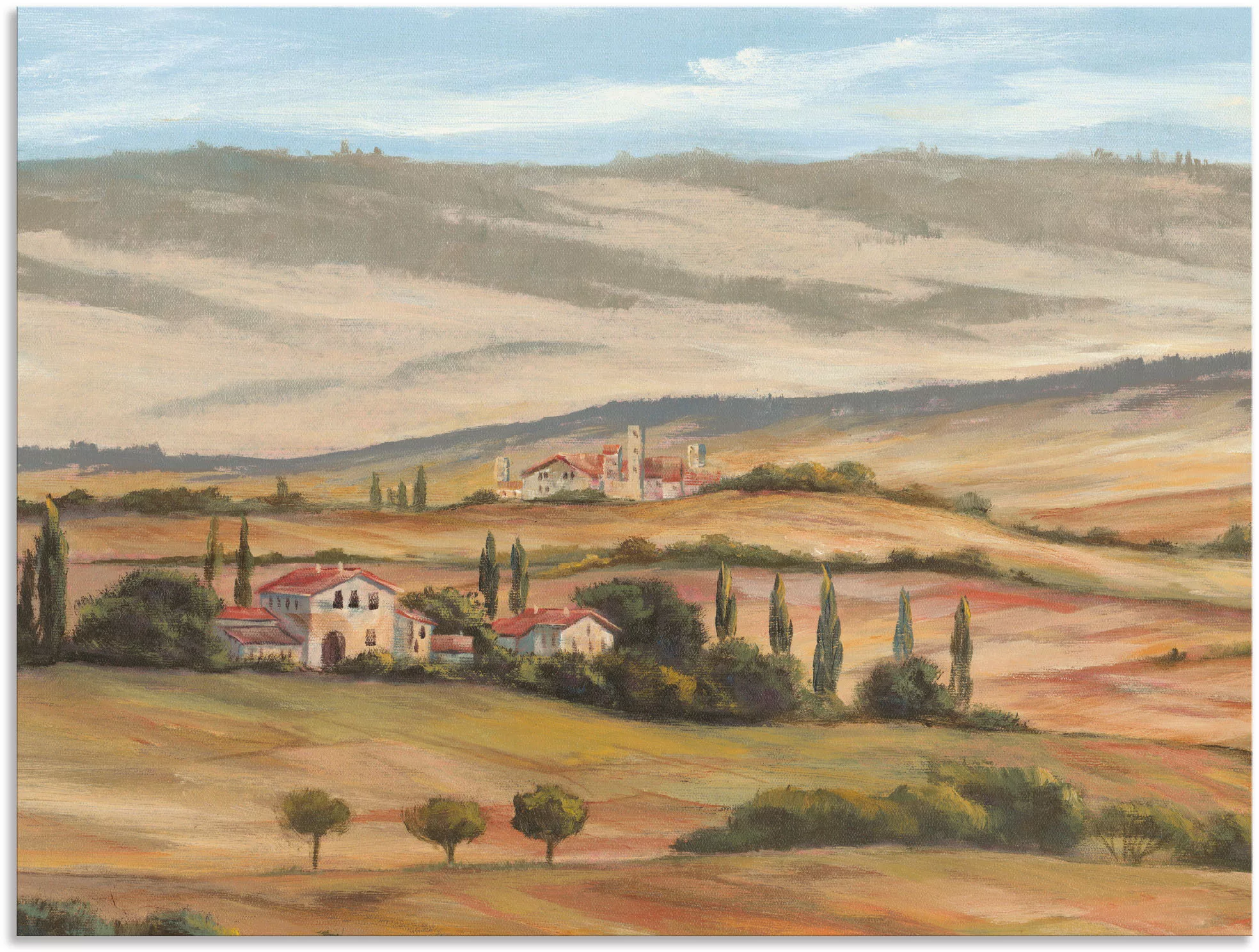 Artland Wandbild »Toskanisches Tal I«, Bilder von Europa, (1 St.), als Alub günstig online kaufen