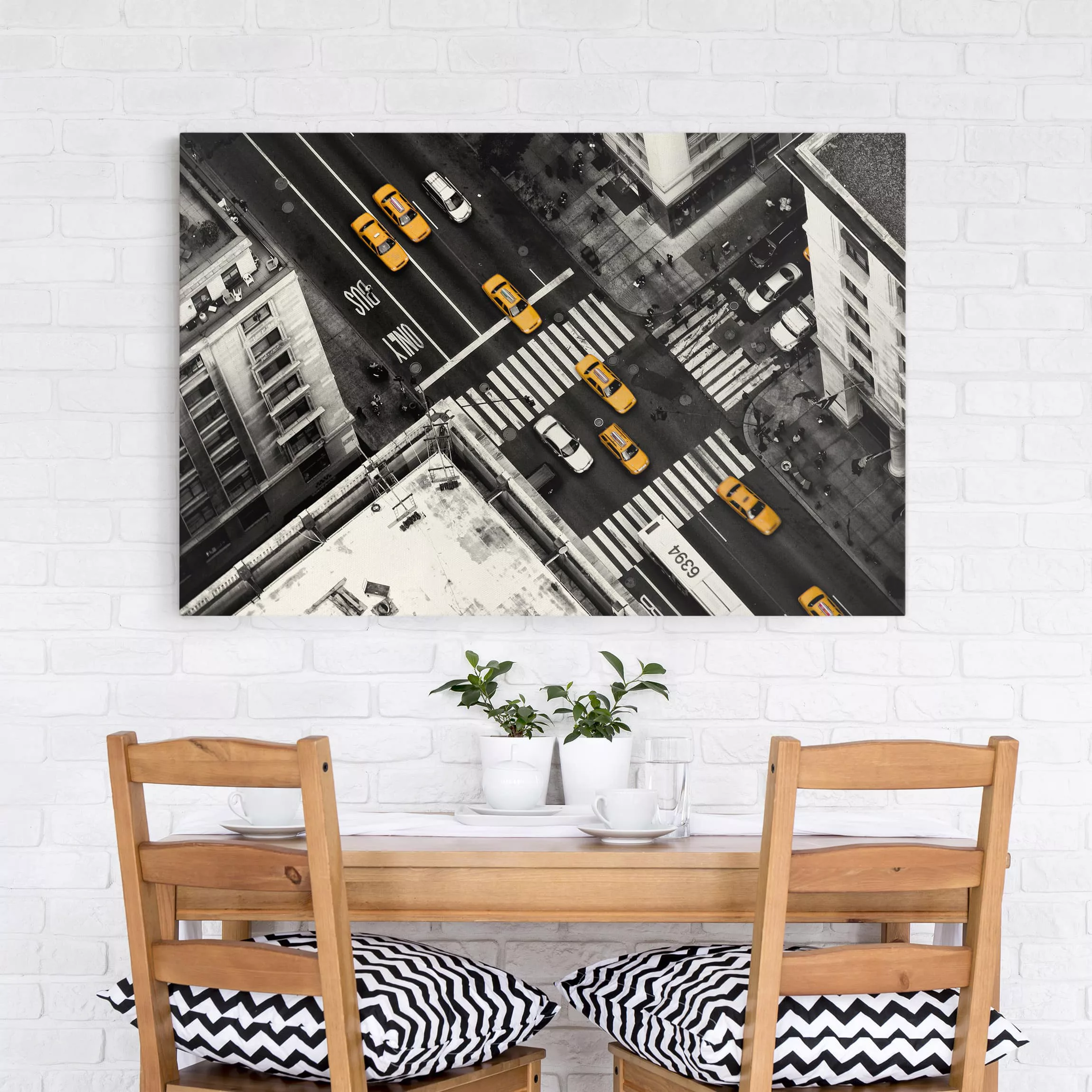 Leinwandbild New York - Querformat New York City Cabs günstig online kaufen