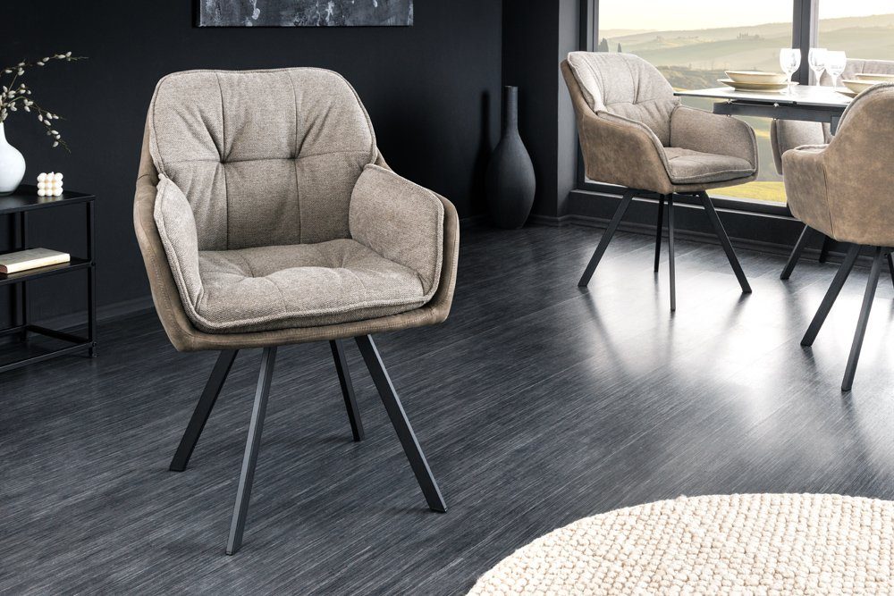 riess-ambiente Armlehnstuhl MR. LOUNGER vintage taupe günstig online kaufen