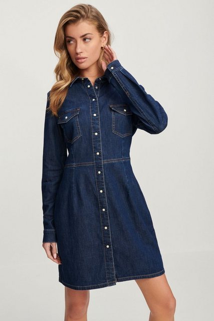 Next Jeanskleid Mini-Hemdkleid aus Jeans – Kurzgröße (1-tlg) günstig online kaufen