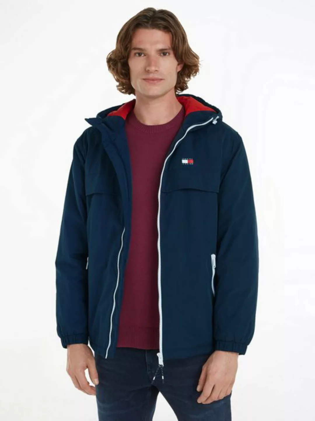 Tommy Jeans Outdoorjacke TJM PADDED SOLID CHICAGO EXT mit Logoprägung günstig online kaufen