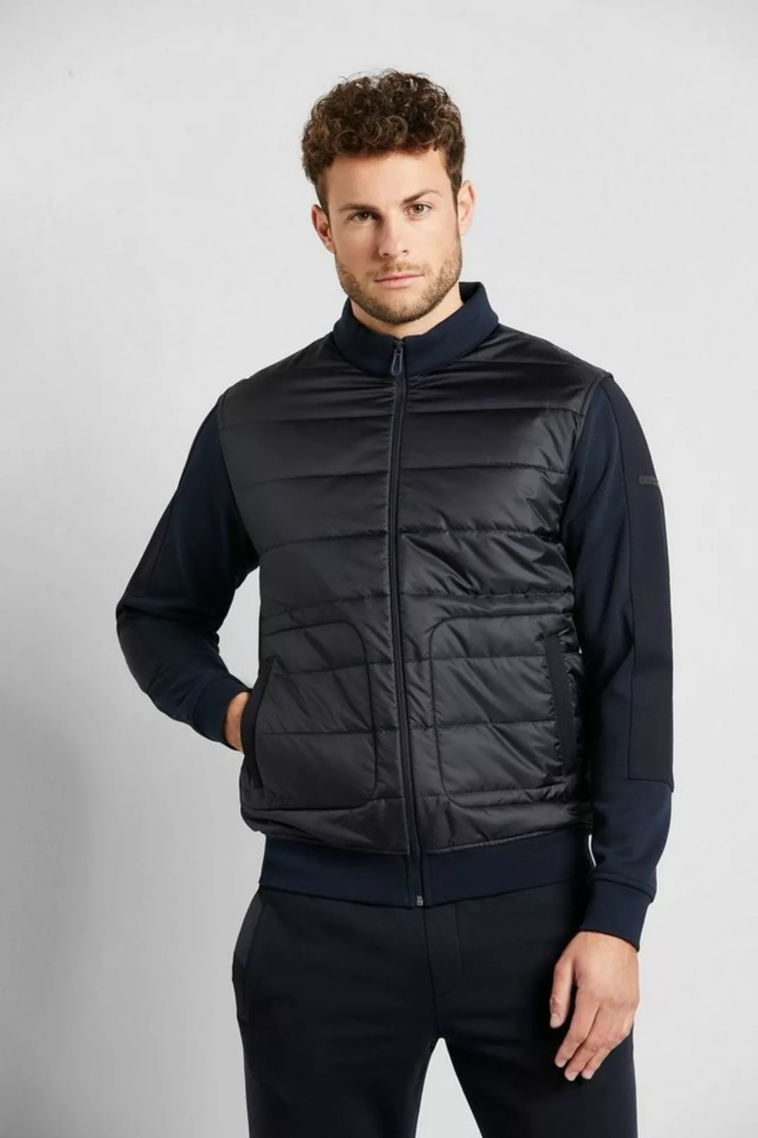 bugatti Sweatjacke in Stepp-Optik günstig online kaufen