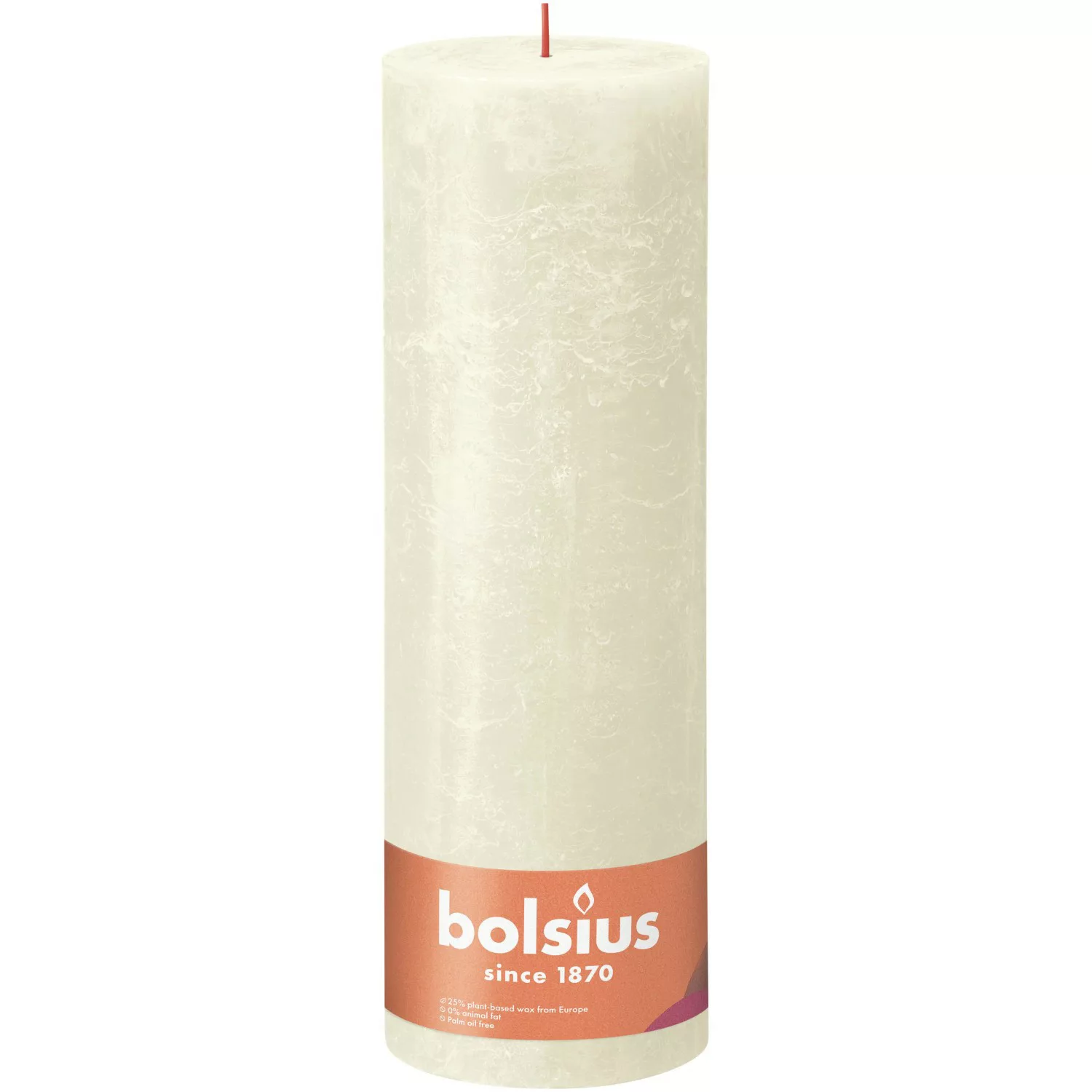 Bolsius Rustik-Kerze Shine 300/100 mm Weiche Perle günstig online kaufen