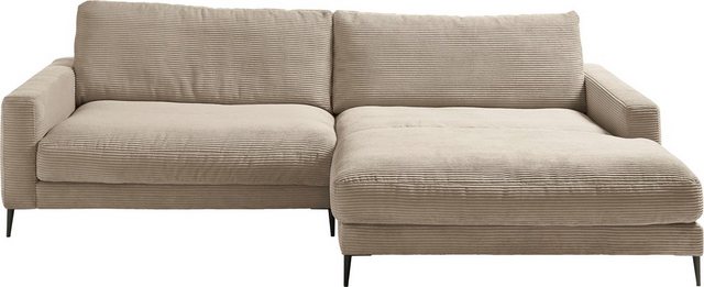 INOSIGN Ecksofa "Downtown, B/T/H: 272/190/84 cm L-Form", weicher Sitzkomfor günstig online kaufen