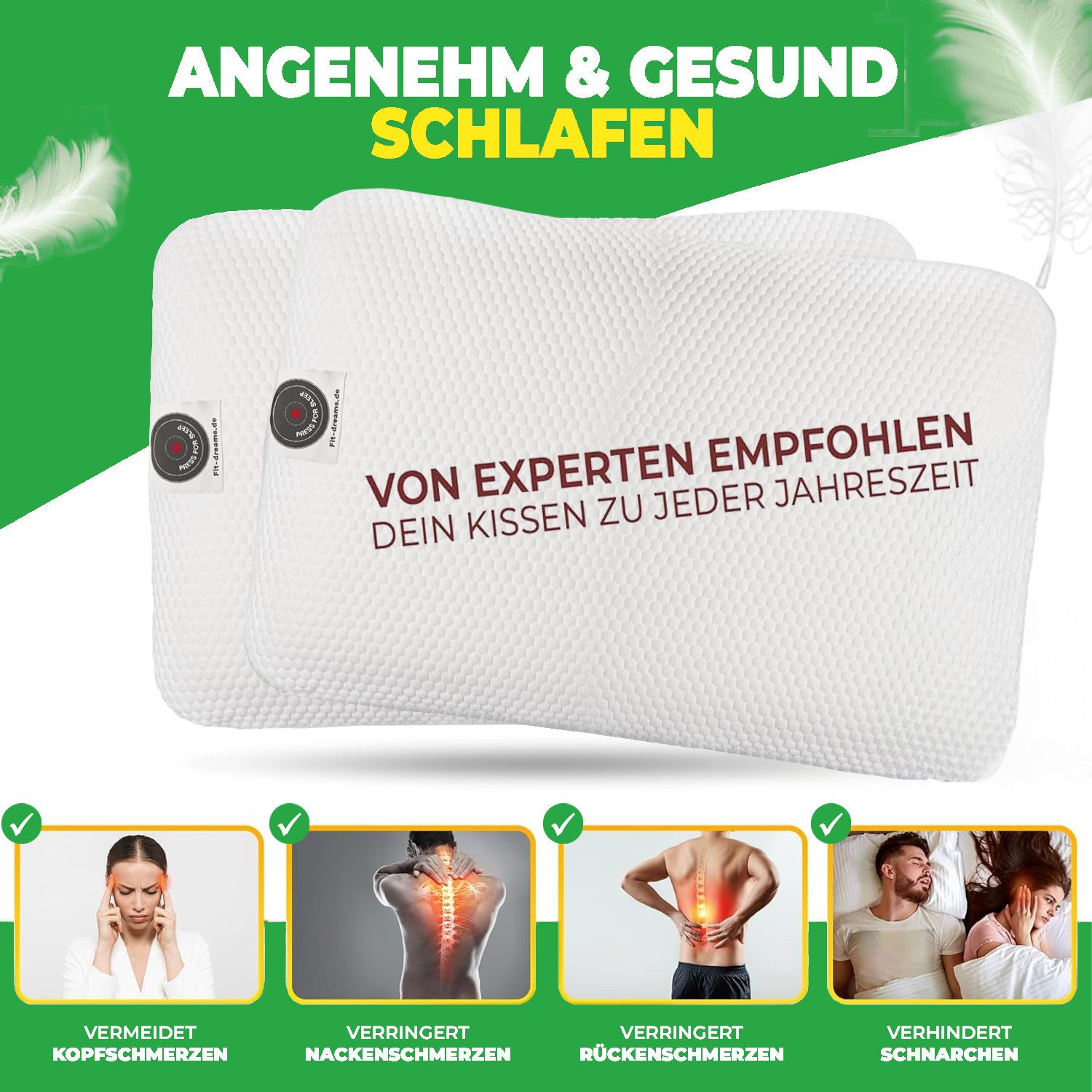 FIT DREAMS PRESS FOR SLEEP Nackenkissen günstig online kaufen