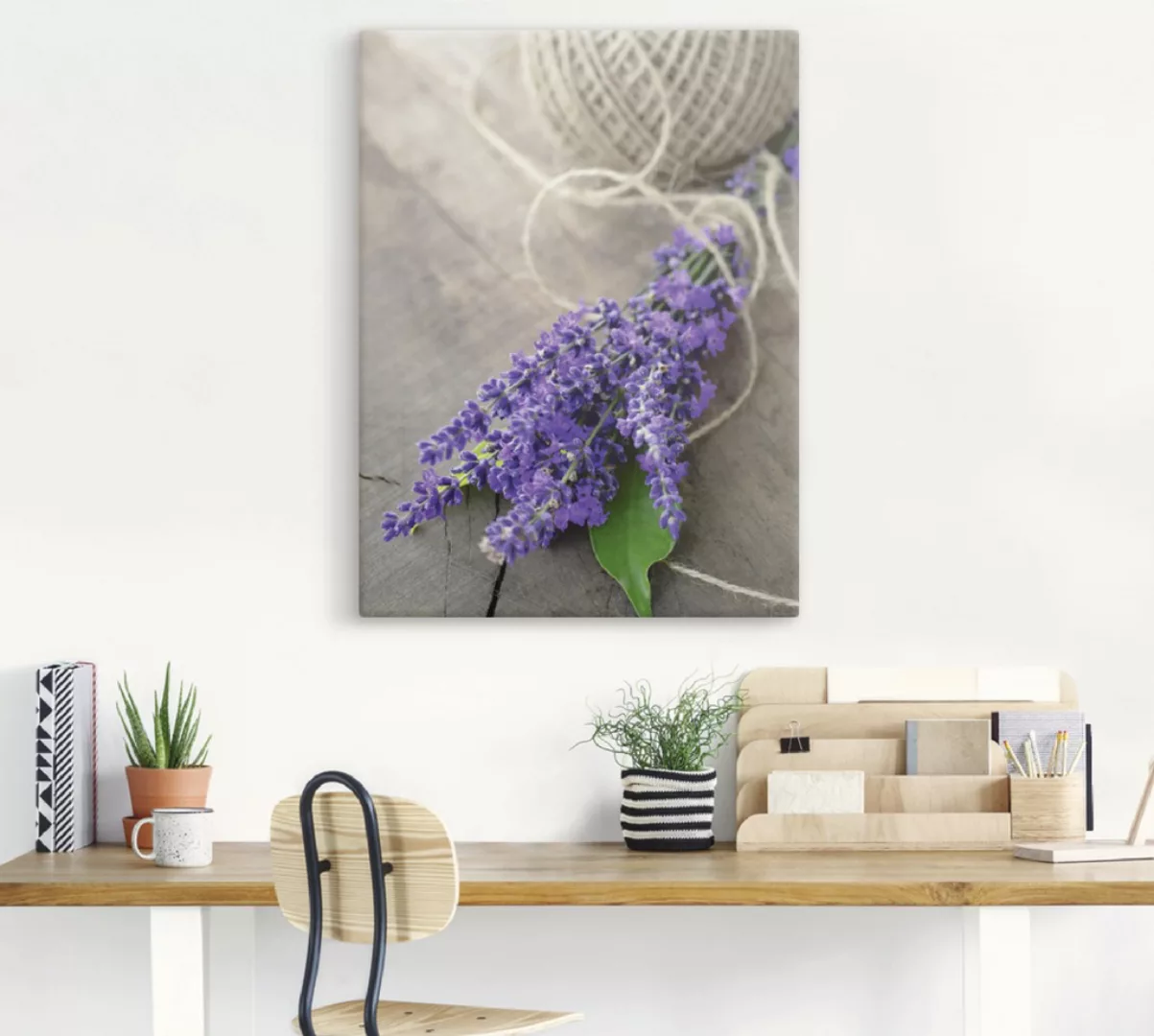 Artland Wandbild "Lavendel Strauß", Blumen, (1 St.) günstig online kaufen