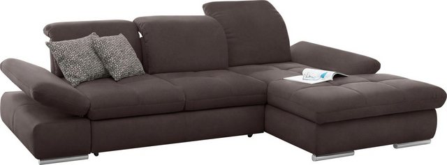 set one by Musterring Ecksofa "SO4100 V", mit verstellbaren Kopfteilen, wah günstig online kaufen