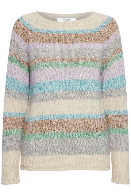 b.young Rundhalspullover BYOMIA STRIPE JUMPER - 20811897 günstig online kaufen