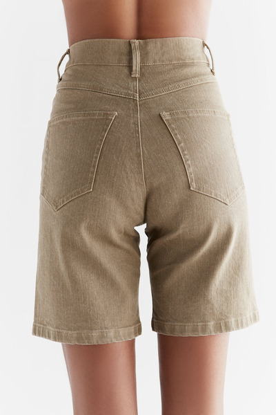 Evermind - Damen Jeans Short Aus Bio-baumwolle Wa3018 günstig online kaufen