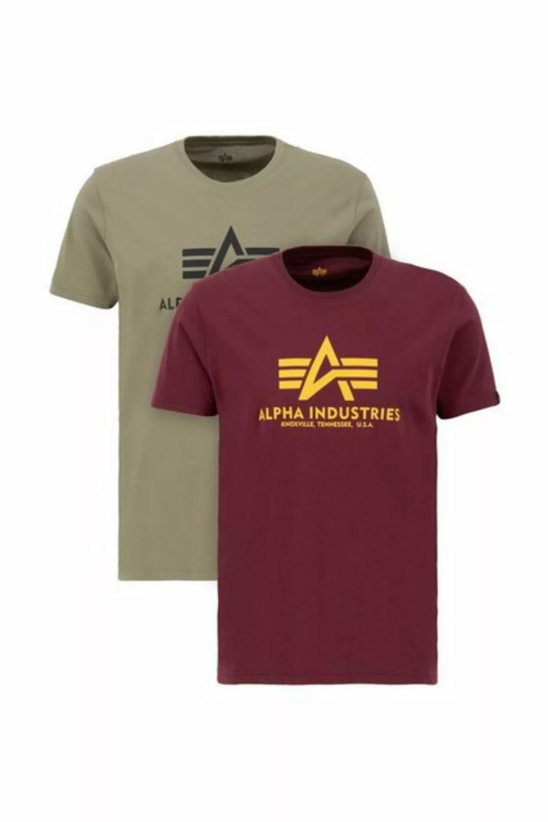 Alpha Industries T-Shirt Basic T 2 Pack (2-tlg) günstig online kaufen