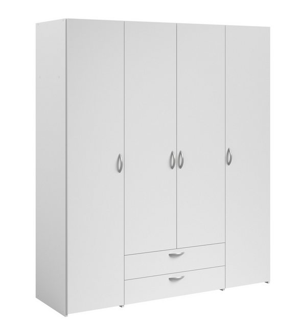 Parisot Kleiderschrank Daily 1 Parisot Eleganter Kleiderschrank 4-türig in günstig online kaufen