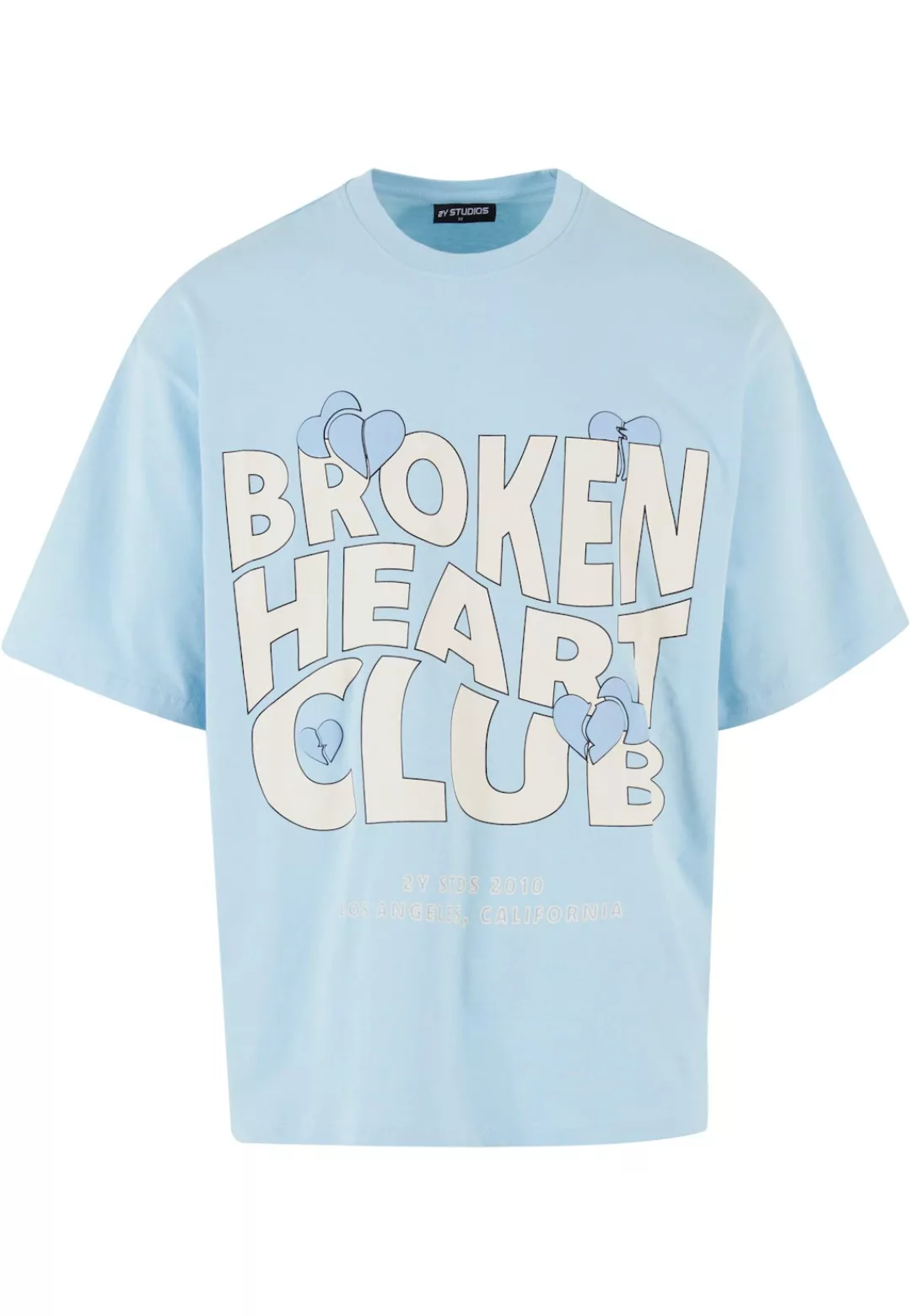 2Y Studios T-Shirt "2Y Studios Herren 2Y Broken Heart Club Oversize Tee" günstig online kaufen