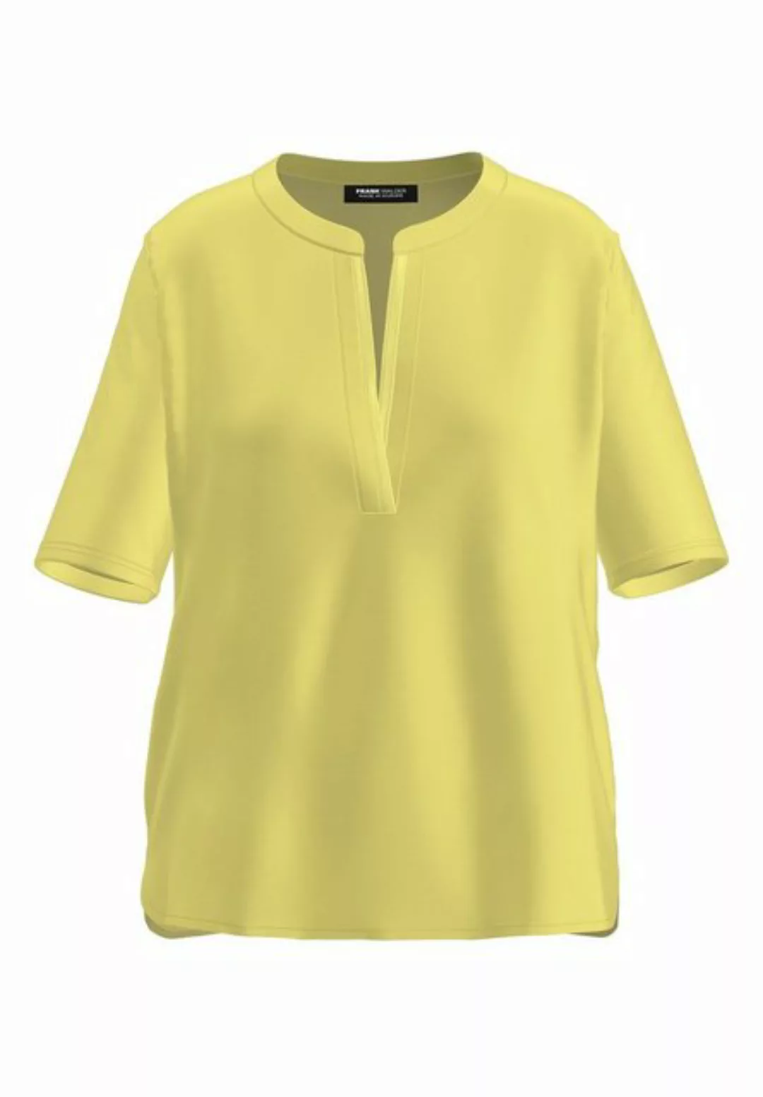 FRANK WALDER Blusenshirt mit geschlitztem Rundhalsausschnitt günstig online kaufen